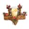 Holiday Star Twig Candle Holder with LED Candle Table Christmas Arrangement